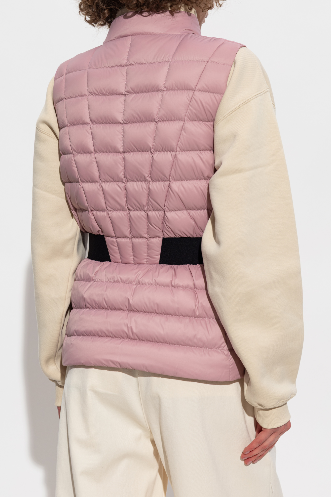 【MONCLER】Valmarie ダウンベスト ウエストシェイプ Pink Valmarie down vest Moncler - Vitkac AS